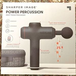 Sharper Image POWER PERCUSSION Deep Tissue Massager NWOT